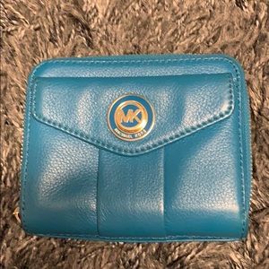 Michael Kors Small Wallet teal blue